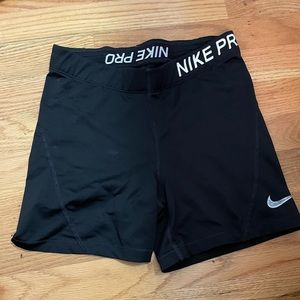 Nike size small “Nike Pro” shorts, black, 3” inseam, very good condition!
